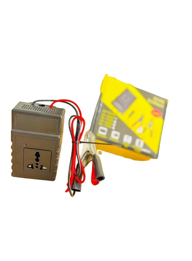 Smart Power Inverter 220W DC to AC Converter 12V/24V to 110V/220V with Dual USB Ports – Portable Car Inverter for Laptop, Phone, TV, Fan, and Home Appliances - Image 4