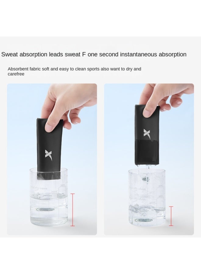 إكستيب Xtep عصابة رأس رياضية لللياقة البدنية والجري وتنس الريشة وكرة السلة للرجال والنساء عصابات رأس عصرية قابلة للتنفس تمتص العرق وتطرد العرق مضادة للعرق - Image 2