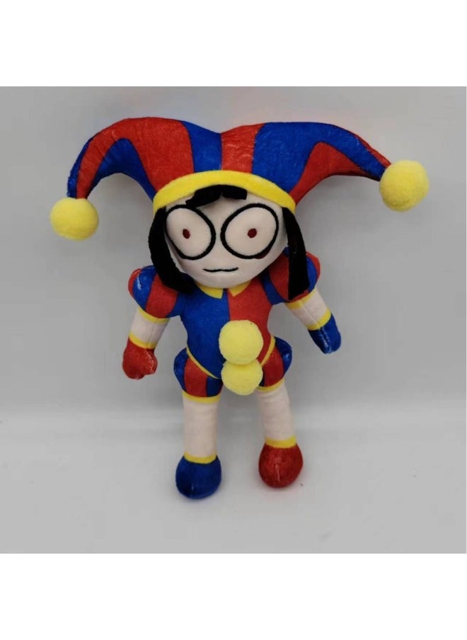 Generic - Arrival Amazing Digital Circus Plush Toy Clown Figure Super Soft Material Customizable Design PP Cotton Filled Ideal For All Ages-Specifications:30cm Three-dimensional Long Hat Girl-Color:Pu Bao - Image 1