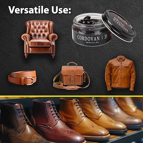 KELLYS Kelly's Cordovan Shoe Polish 1.5 oz - Professional Leather Shoe Cream - Image 5