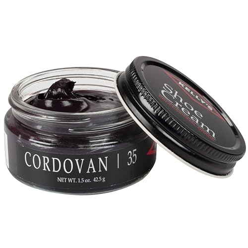 KELLYS Kelly's Cordovan Shoe Polish 1.5 oz - Professional Leather Shoe Cream - Image 1