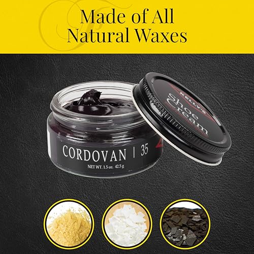 KELLYS Kelly's Cordovan Shoe Polish 1.5 oz - Professional Leather Shoe Cream - Image 4