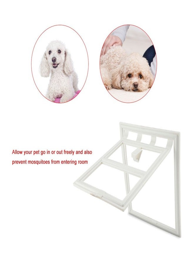 Cocoarm Pet Door, Screen Doggy Door Easy to Control Install in Interior and Exterior Doors Automatic Flap for Screen Window Gate (XL Font) - Image 3
