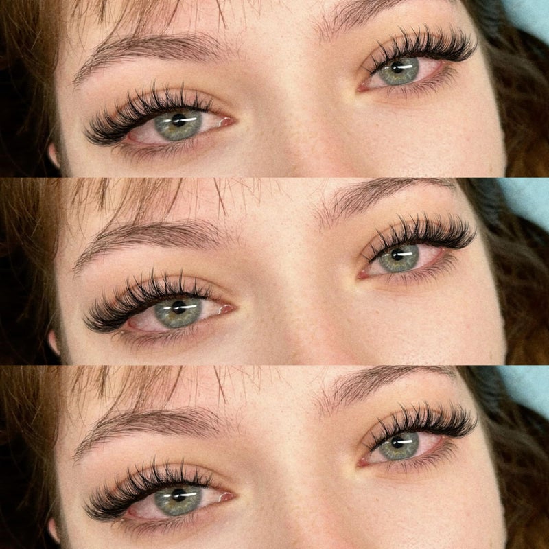 Geeneiya Lash Clusters Wispy C Curl Eyelash Clusters 12-16MM Individual Eyelashes Natural Cluster Eyelash Extensions Cluster Lashes Natural Lookï¼ˆ154PCS, C Curl, 12-14-16mm) - Image 5