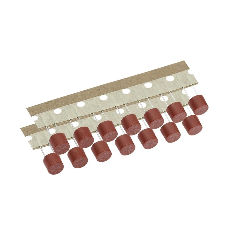 10-Pack Round Fuse Slow Blow 500mA 1A 2A 2.5A 3.15A 4A 5A 6.3A 8A 10A 250V 382 Plastic T2A LCD TV Power Strip (Size : T10A) - Image 3