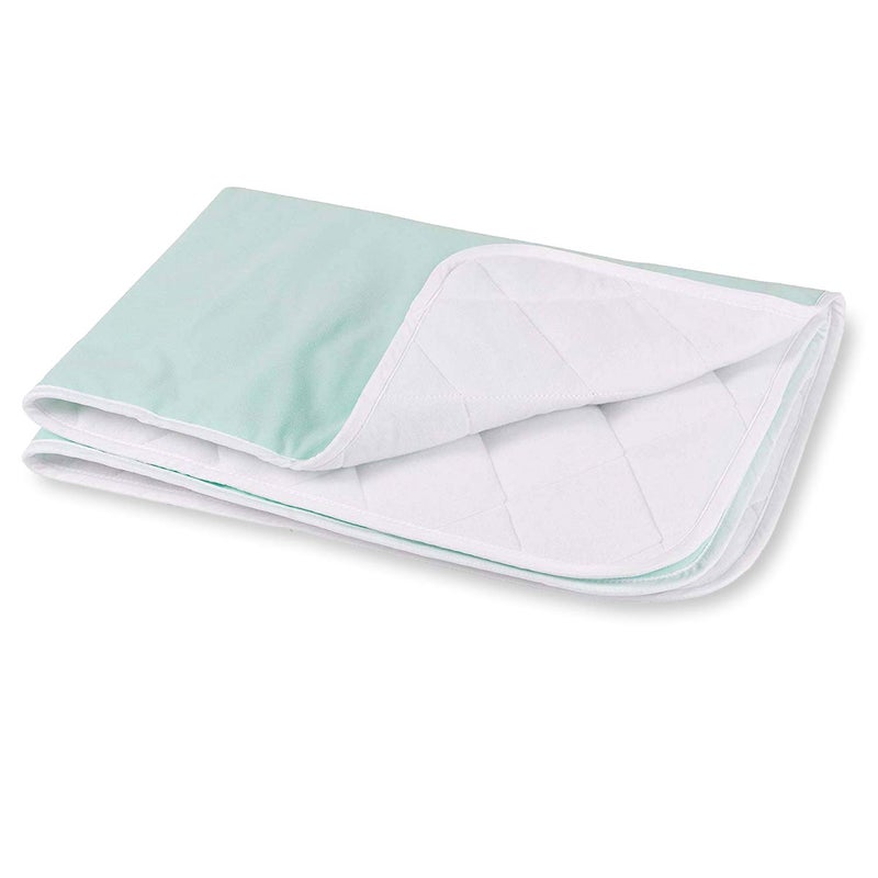 DMI DMI Waterproof Sheet to be Used as a Bed Pad Bed Liner Mattress Protector Pee Pad Furniture Cover or Seat Protector with Quilted Slide Sheet and 4 Layers of Protection Without Straps 28 x 36 
