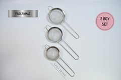 Afili Home Stainless Steel Strainer Set -Tea Herbal Tea Strainer 3 Pieces  - Image 1