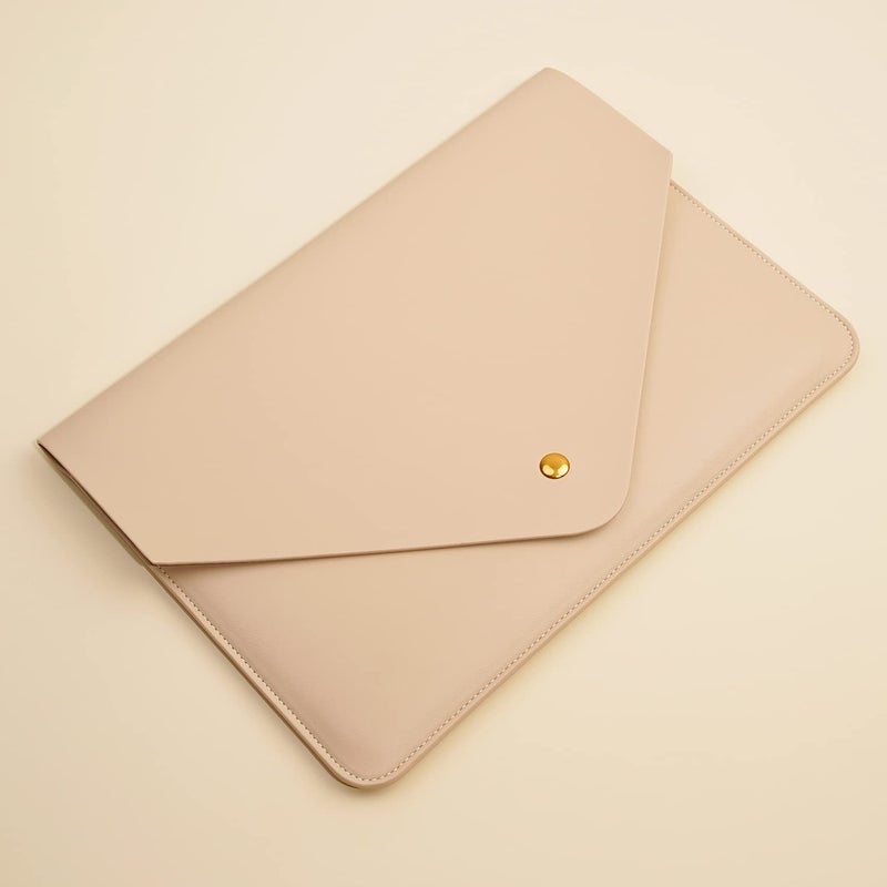 Benfan Laptop Sleeve 13 Inch Compatible With New 2024 Macbook Air 13  New Macbook Pro 13  Dell Xps 13 With Small Pouch  Mouse Pad And Cord Organizer  Color Beige - Image 3
