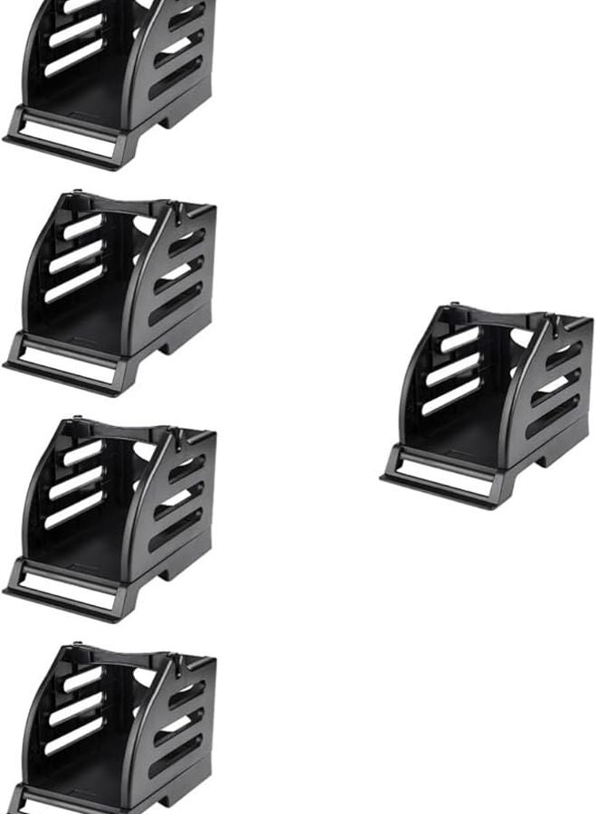 5 Pack Plastic Label Holder Rack For Thermal Printers Easy Organization Quick Access - Image 1