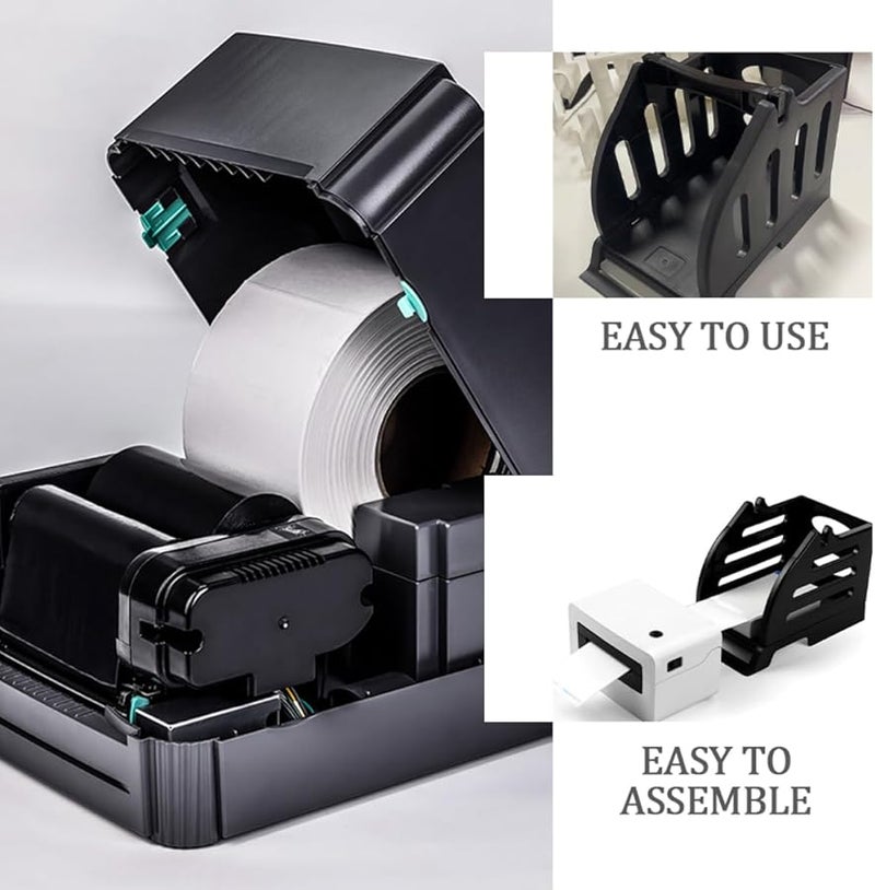 5 Pack Plastic Label Holder Rack For Thermal Printers Easy Organization Quick Access - Image 2
