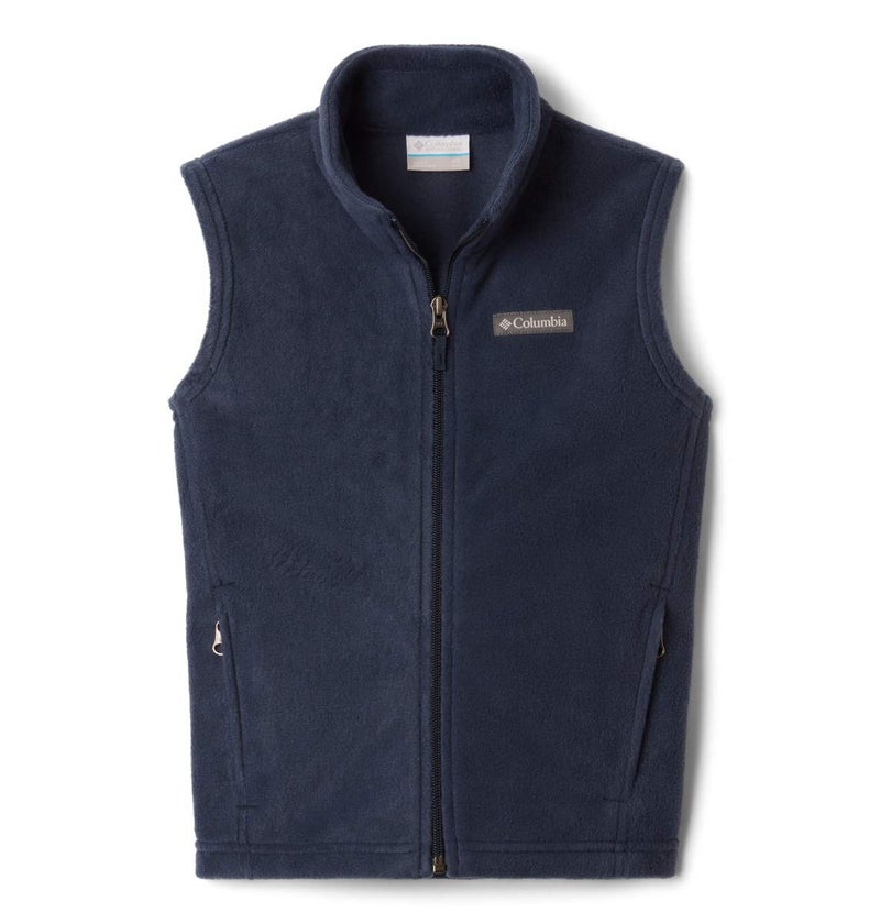 Columbia Baby Steens Mtn Fleece Vest, Collegiate Navy, 18/24 - Image 1