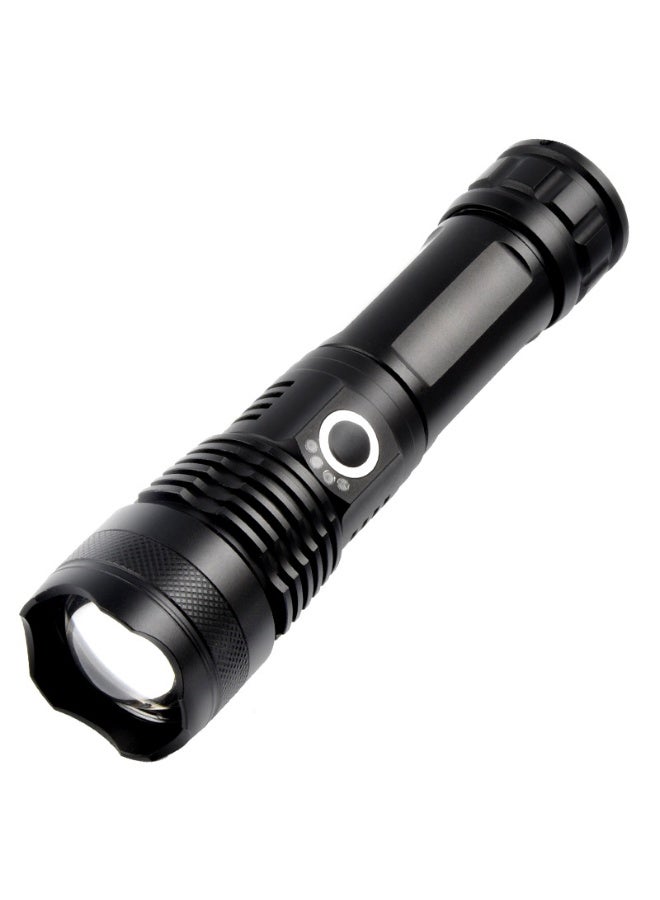 NIBEMINENT P50 P70 Rechargeable LED Flashlight - Powerful Bright Light with 3 Modes and USB Charging