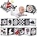 Cawgug Black and White High Contrast Baby Toys for Newborn Brain Development Tummy Time Soft Book Babies 03 612 Months Montessori Learning Activities Infant and Sensory Visual Stimulation Toys - Image 3