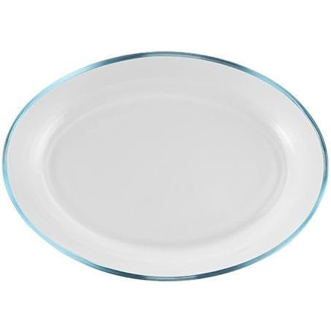 rayihni Dc2276 Borosilicate Oval Baking Dish For Cooking Oblong 2000 Ml Capacity Tranparent - Image 3