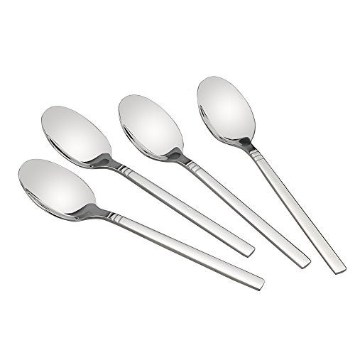 Fiazony 12-Piece Stainless Steel Teaspoon Dessert Spoons - Image 1