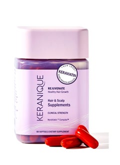 Keranique Vitamin B Hair & Scalp Supplement (60 Softgels)  - Image 1