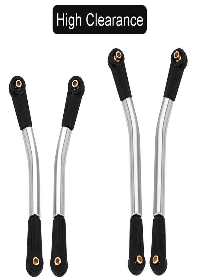 Pothyes High Clearance 4 Links Set Stainless Steel Linkage kit for Base Camp 4Runner Axial SCX24 1/24 RC Crawler Upgrade Parts (C10 JLU Bronco) - Image 4