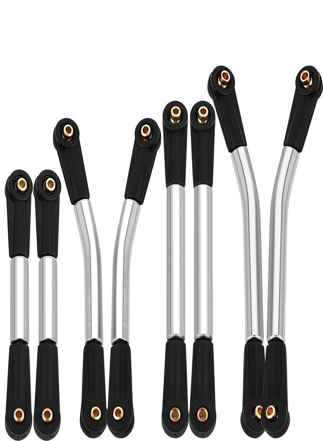 Pothyes High Clearance 4 Links Set Stainless Steel Linkage kit for Base Camp 4Runner Axial SCX24 1/24 RC Crawler Upgrade Parts (C10 JLU Bronco) - Image 2
