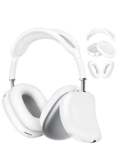 for Airpods Max Case 3-in-1 Silicone Case Compatible with Apple Airpods Max Accessories Anti-Scratch Ear Pad Cover Dustproof Headband Protective Case Cover