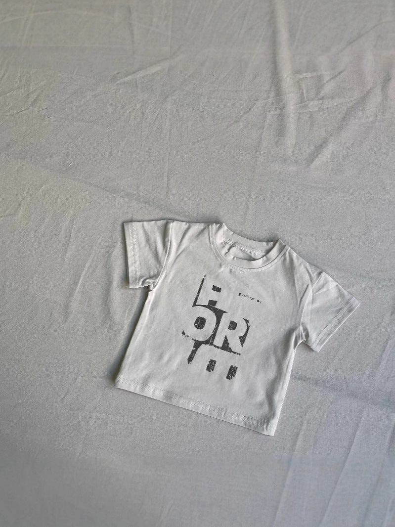 Ins Children's Wear Short-sleeved T-shirt Summer New Boys and Girls Baby Korean-style Soft T-shirt Top Trendy Puzzle Pattern T - Image 5