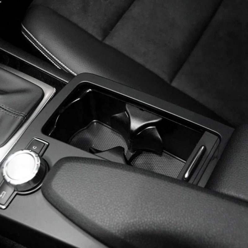 Car Center Console Roller Blind Cover Water Cup Holder Cover Compatible With Automotive Motorcycle Parts W204 W212 For Part Number 2046800107 A20468047089051 - Image 3
