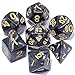 CiaraQ DND Polyhedral Dice Set with a Black Dice Bag for DD RPG MTG Role Playing Table Games - Image 2
