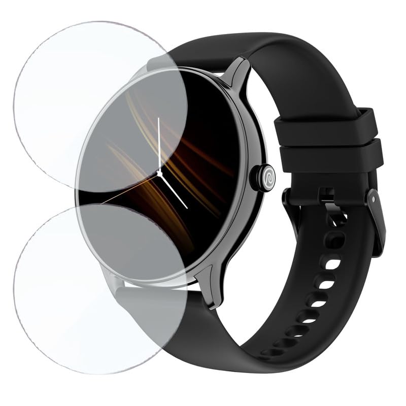 HELLOSCREEN |2 Pack| Smartwatch Screen Protector for Noise Twist Go 1.39 inch | Flexible TPU Film, 9H Scratch Resistant, Bubble Free - Not a Tempered Glass - Image 1