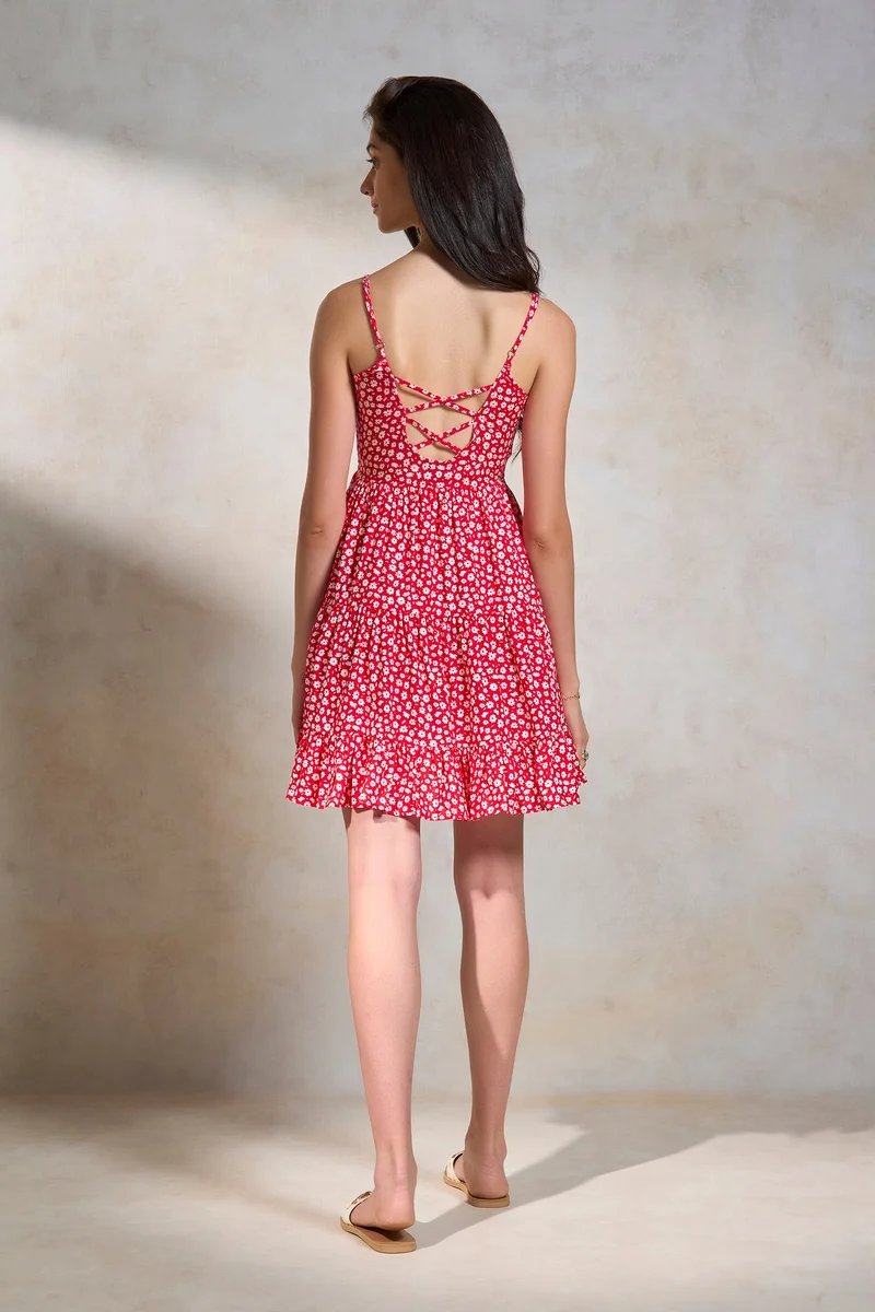 Virgio Floral Print Dress
