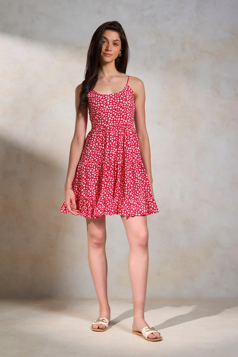 Virgio Floral Print Dress