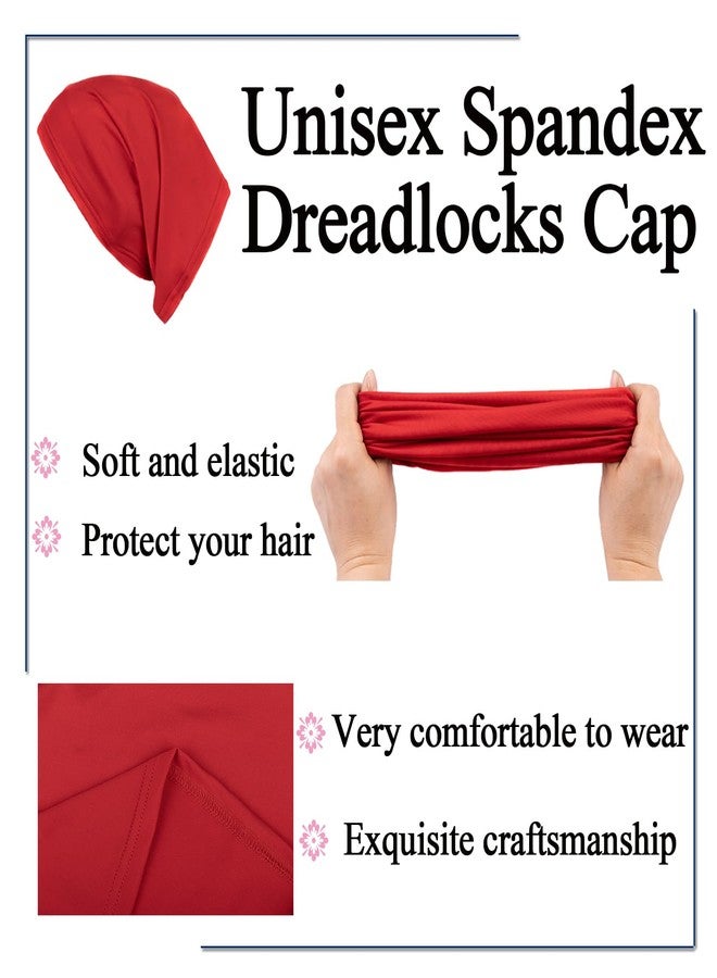 ليفين، 4 قطع، قبعة شعر دريدلوك للجنسين، شعر طويل، سباندكس، غطاء رأس دريدلوك، قبعة ضفائر للرجال والنساء - Image 4