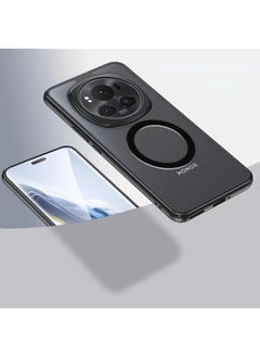 erorex Luxury Magnetic For Wireless Charging Case Compatible With Honor Magic 6 Pro 5G Shockproof Matte Clear Fundas For Magic 6 Pro Black 