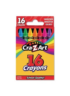 Cra-Z-Art Cra-Z-Art Crayons, 16 Assorted Colors, 16/Set (10200WM40)  - Image 1