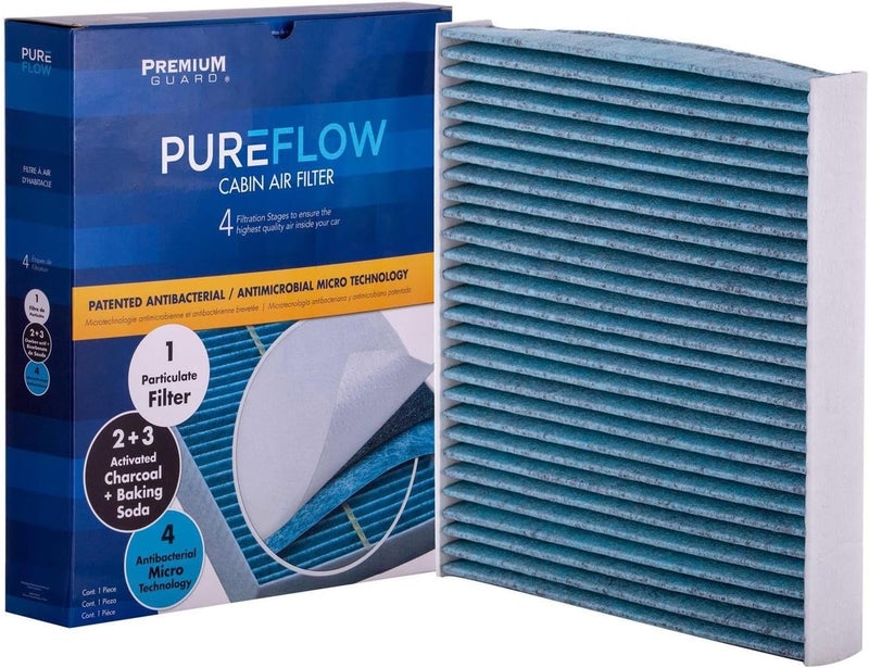بريميوم جارد فلتر هواء المقصورة Pureflow PC9978X | يناسب لكز�� GS350 موديلات 2013-2020، GS موديلات 2016-2020، GS300 موديلات 2018-2019، GS200t موديلات 2016-2017، GS450h موديلات 2013-2018، IS500 موديل 2022، IS200t موديلات 2016-2017، IS300 موديلات 2016-2021، IS350 موديلات 2014-2022، RC F موديلات 2015-2022 - Image 3