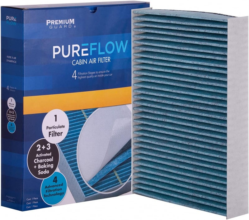 بريميوم جارد فلتر هواء المقصورة Pureflow PC9978X | يناسب لكز�� GS350 موديلات 2013-2020، GS موديلات 2016-2020، GS300 موديلات 2018-2019، GS200t موديلات 2016-2017، GS450h موديلات 2013-2018، IS500 موديل 2022، IS200t موديلات 2016-2017، IS300 موديلات 2016-2021، IS350 موديلات 2014-2022، RC F موديلات 2015-2022 - Image 1