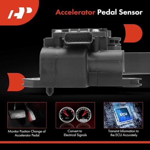 A-Premium Accelerator Pedal with Position Sensor Assembly Compatible with Nissan Altima 2007-2011 Gas Automatic CVT, Altima 2012 Automatic CVT, Altima 2013 Coupe, Maxima 2009-2014 - Image 5