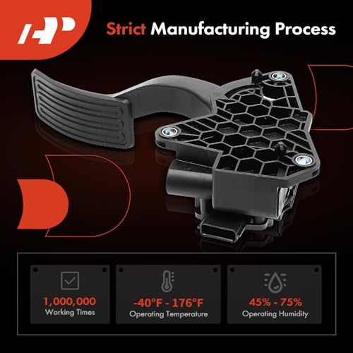 A-Premium Accelerator Pedal with Position Sensor Assembly Compatible with Nissan Altima 2007-2011 Gas Automatic CVT, Altima 2012 Automatic CVT, Altima 2013 Coupe, Maxima 2009-2014 - Image 4