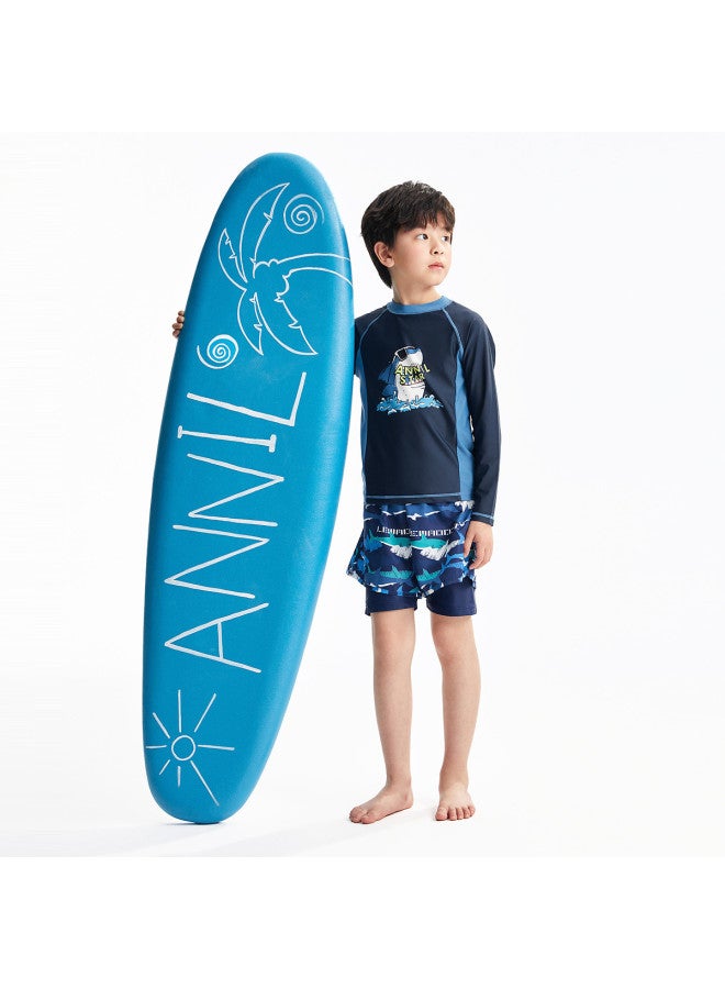 Annil شورت سباحة للأولاد 2025 صيف جديد عالي المرونة سريع الجفاف كاجوال شاطئي عطلة ركوب الأمواج شورت مزيف ذو قطعتين - Image 5