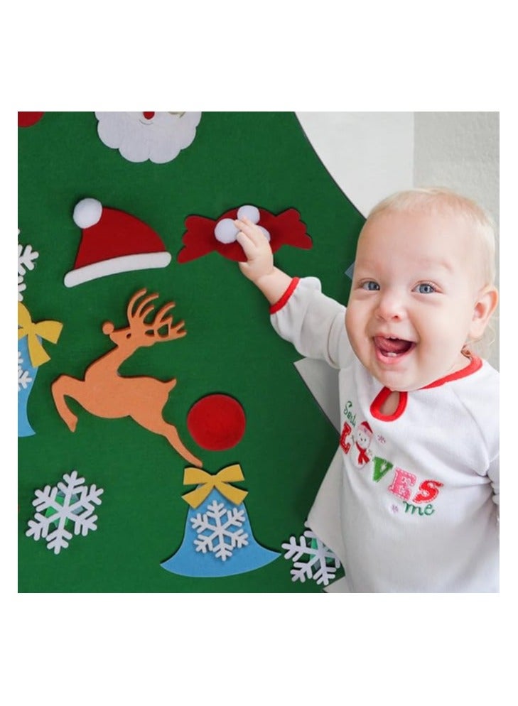 OurWarm DIY Felt Christmas Tree With Three-dimensional Christmas Tree - Image 1