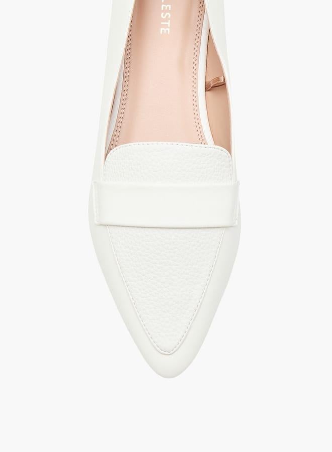 سيليست حذاء باليرينا نسائي بنعل سهل الارتداء ومقدمة مدببة - Image 4