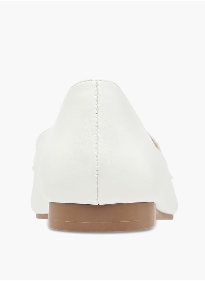 Celeste - Womens Slip-On Pointed Toe Ballerina Shoes - Image 1