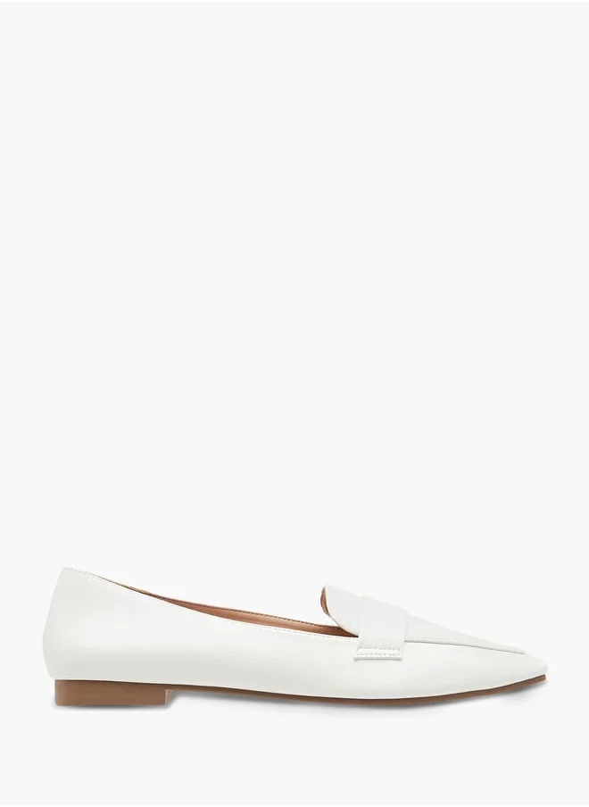 Celeste Womens Slip-On Pointed Toe Ballerina Shoes