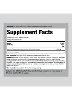 Piping Rock Dandelion Root Capsules 1800Mg  180 Count  Concentrated Extract  Herbal Supplement  Gluten Free Nongmo  - Image 3