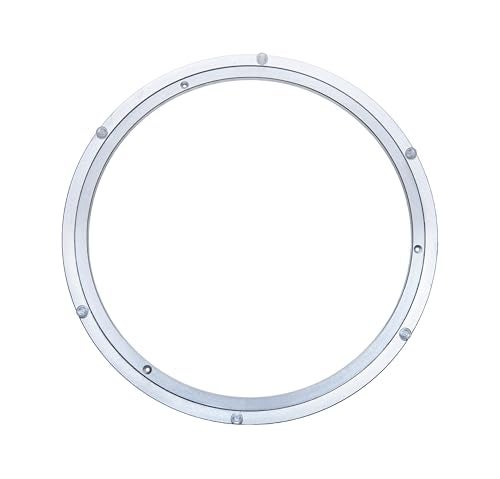 Dailydanny Aluminum Heavy Duty Lazy Susan Rotating Turntable Bearing Swivel Plate Hardware for Dining-Table (18 inch（10mm）) - Image 1