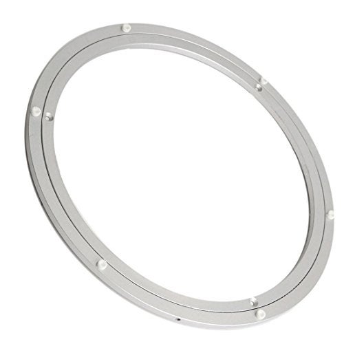 Dailydanny Aluminum Heavy Duty Lazy Susan Rotating Turntable Bearing Swivel Plate Hardware for Dining-Table (18 inch（10mm）) - Image 2
