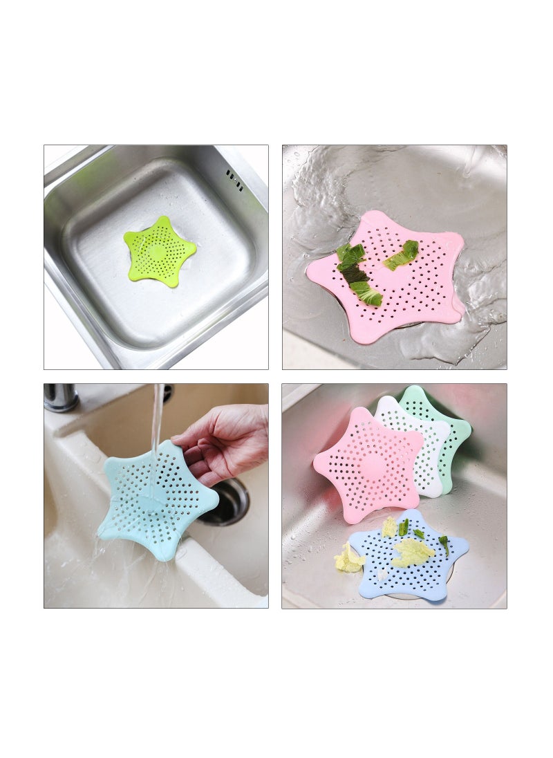 AIWANTO - 8-Pieces Star Shape Silicone Strainer - Image 1