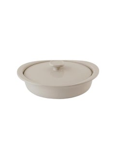 Berghoff Covered Round Casserole 30,8 x 27,3 x 7,7 cm-Beige  - Image 1