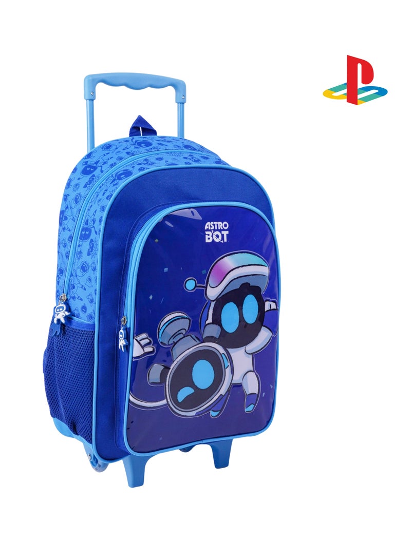 PlayStation Sony Playstation Astros Playroom 5In1 Trolley Box Set 18" I Trolley I Lunch Bag I Water Bottle I Pencil Case I Lunch Box I Packaging - Image 2