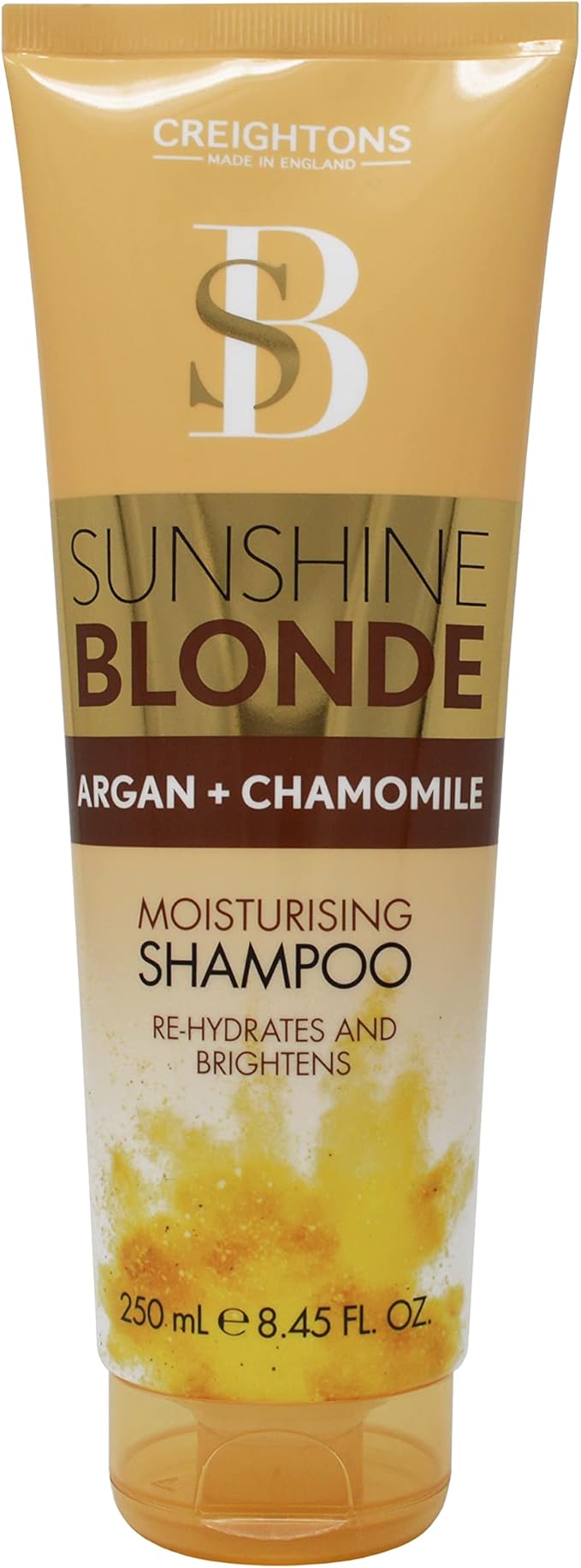 Creightons Sunshine Blonde Extra Moisturising Shampoo 250ml With argan chamomile Rehydrates brightens enhances natural colour treated blondes - Image 1