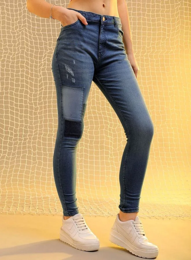 Freehand Women Slim Fit Solid High Rise Jeans