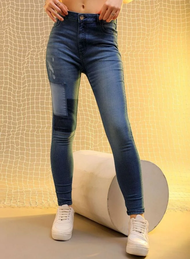 Freehand Women Slim Fit Solid High Rise Jeans